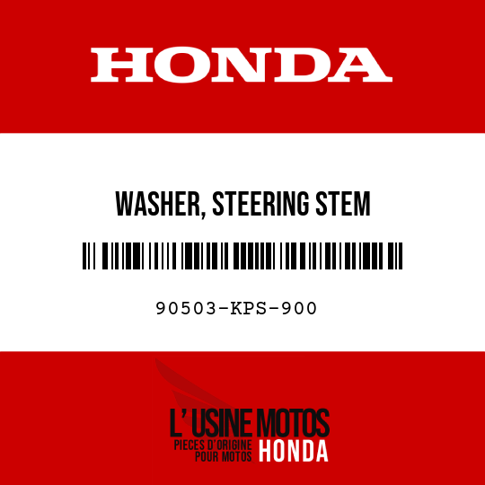 image de 90503-KPS-900 WASHER, STEERING STEM
