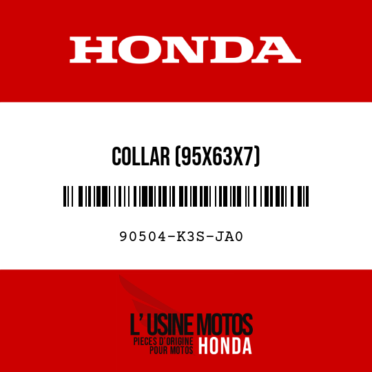 image de 90504-K3S-JA0 COLLAR (95X63X7)