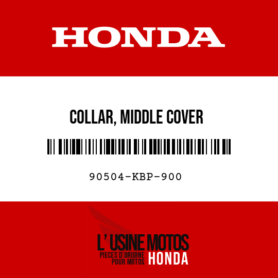 image de 90504-KBP-900 COLLAR, MIDDLE COVER