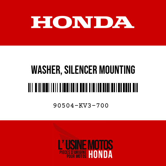 image de 90504-KV3-700 WASHER, SILENCER MOUNTING