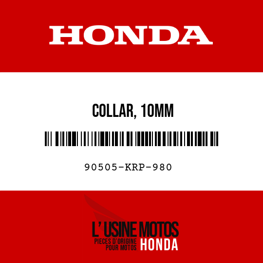 image de 90505-KRP-980 COLLAR, 10MM