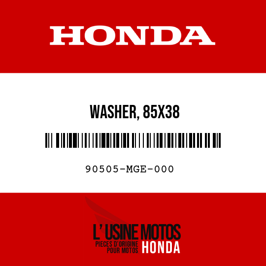 image de 90505-MGE-000 WASHER, 85X38