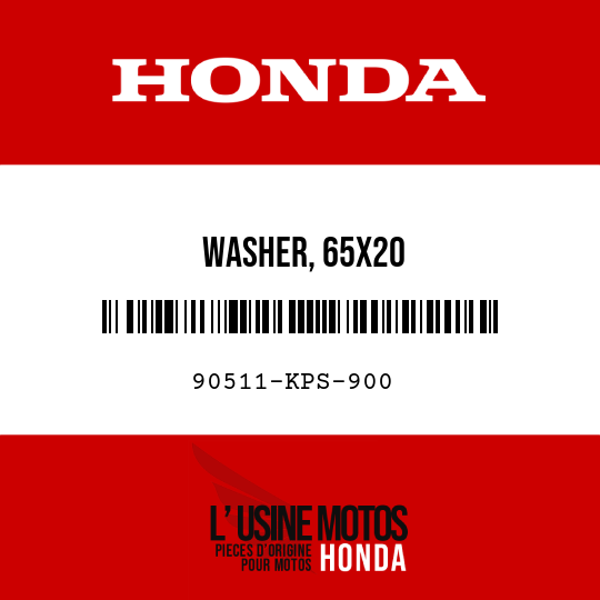 image de 90511-KPS-900 WASHER, 65X20