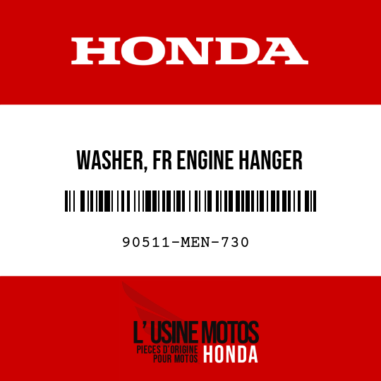 image de 90511-MEN-730 WASHER, FR ENGINE HANGER