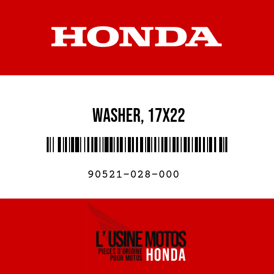 image de 90521-028-000 WASHER, 17X22