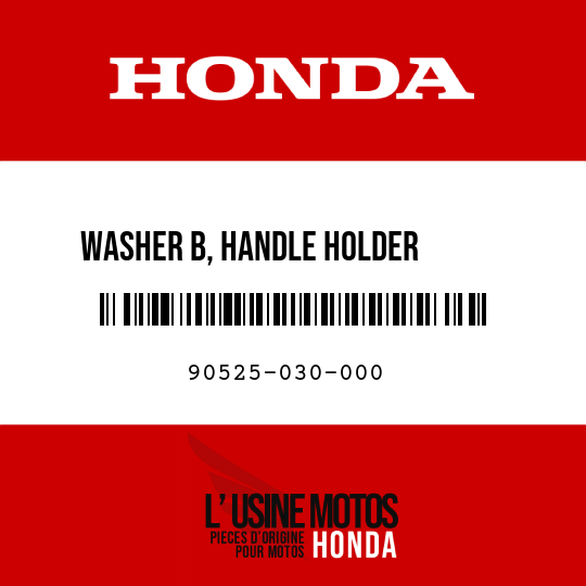 image de 90525-030-000 WASHER B, HANDLE HOLDER       SETTING