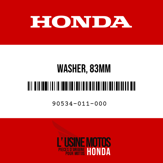 image de 90534-011-000 WASHER, 83MM