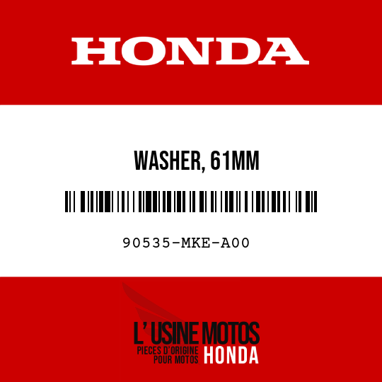 image de 90535-MKE-A00 WASHER, 61MM