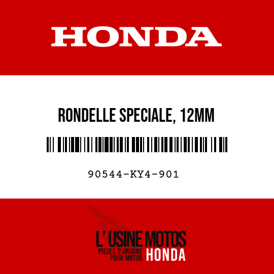 image de 90544-KY4-901 RONDELLE SPECIALE, 12MM