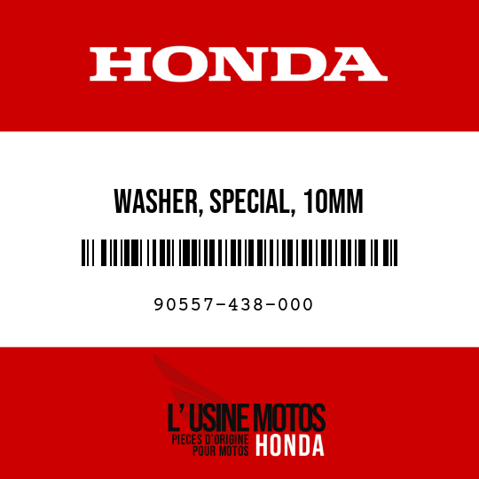 image de 90557-438-000 WASHER, SPECIAL, 10MM