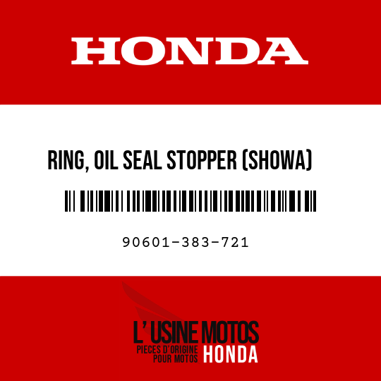 image de 90601-383-721 RING, OIL SEAL STOPPER (SHOWA)