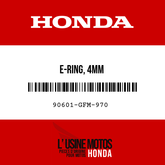 image de 90601-GFM-970 E-RING, 4MM