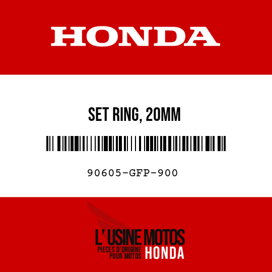 image de 90605-GFP-900 SET RING, 20MM