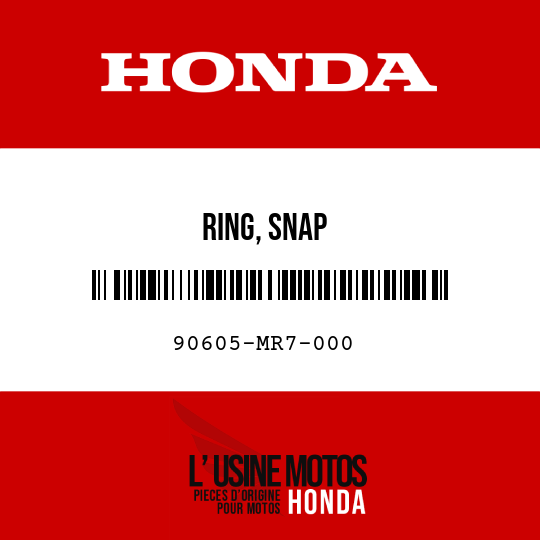 image de 90605-MR7-000 RING, SNAP