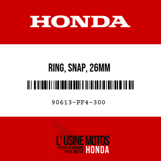 image de 90613-PF4-300 RING, SNAP, 26MM