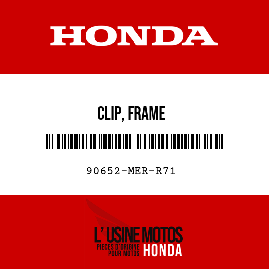 image de 90652-MER-R71 CLIP, FRAME
