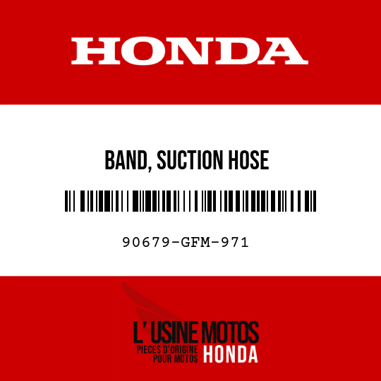 image de 90679-GFM-971 BAND, SUCTION HOSE