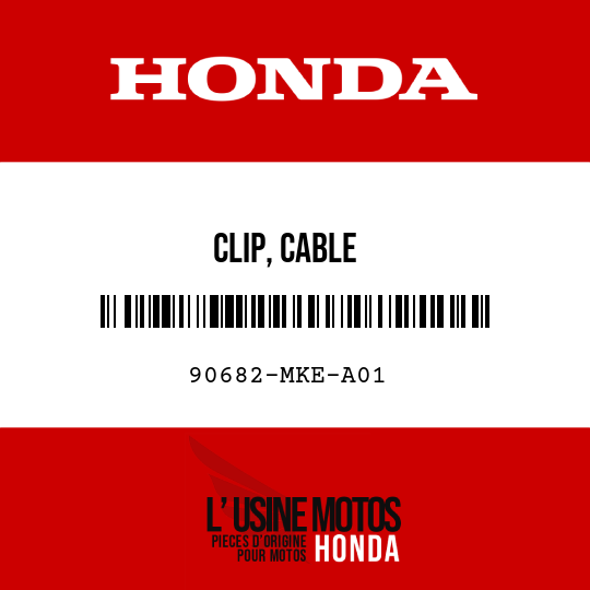 image de 90682-MKE-A01 CLIP, CABLE
