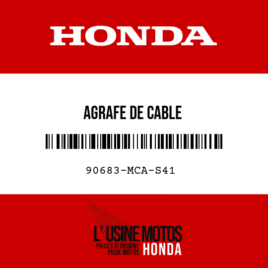 image de 90683-MCA-S41 AGRAFE DE CABLE