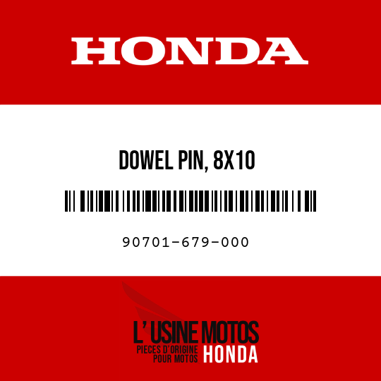 image de 90701-679-000 DOWEL PIN, 8X10