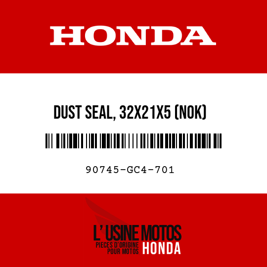 image de 90745-GC4-701 DUST SEAL, 32X21X5 (NOK)