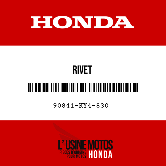 image de 90841-KY4-830 RIVET