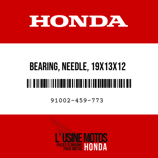 image de 91002-459-773 BEARING, NEEDLE, 19X13X12