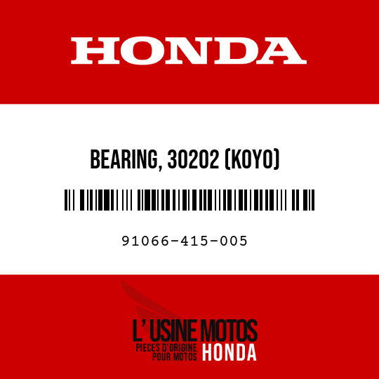 image de 91066-415-005 BEARING, 30202 (KOYO)