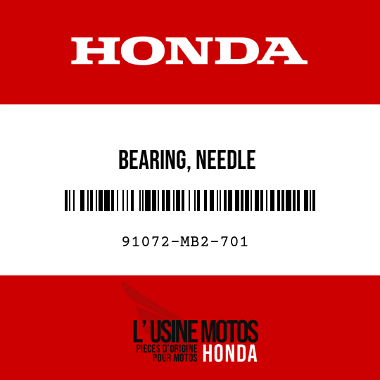 image de 91072-MB2-701 BEARING, NEEDLE