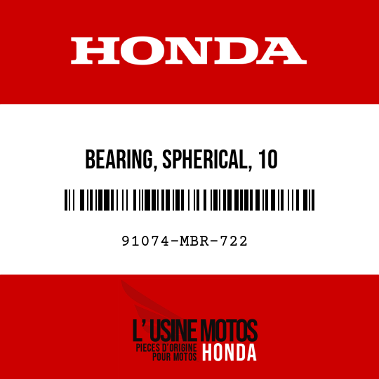 image de 91074-MBR-722 BEARING, SPHERICAL, 10