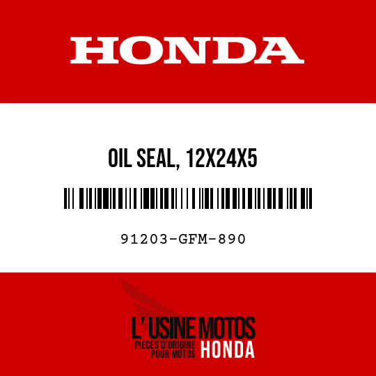 image de 91203-GFM-890 OIL SEAL, 12X24X5