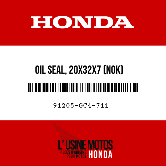 image de 91205-GC4-711 OIL SEAL, 20X32X7 (NOK)