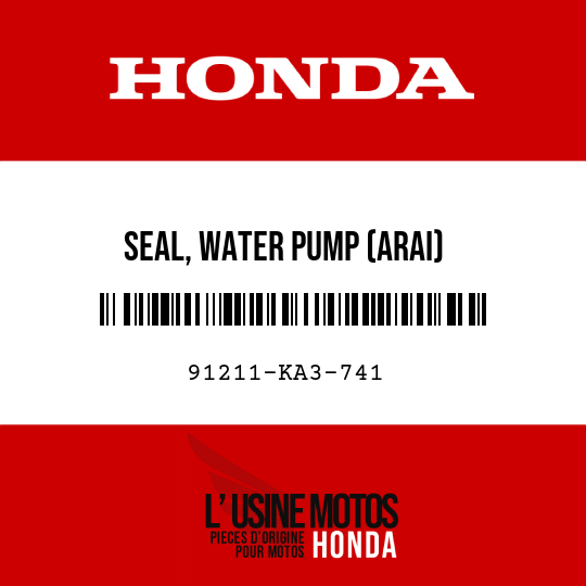 image de 91211-KA3-741 SEAL, WATER PUMP (ARAI)