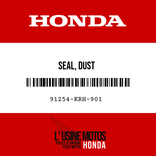 image de 91254-KRH-901 SEAL, DUST