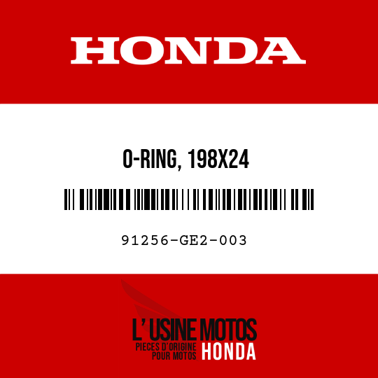 image de 91256-GE2-003 O-RING, 198X24