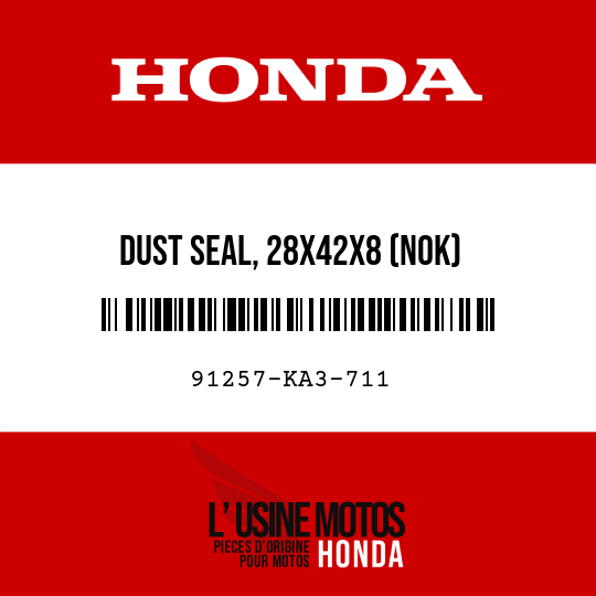 image de 91257-KA3-711 DUST SEAL, 28X42X8 (NOK)