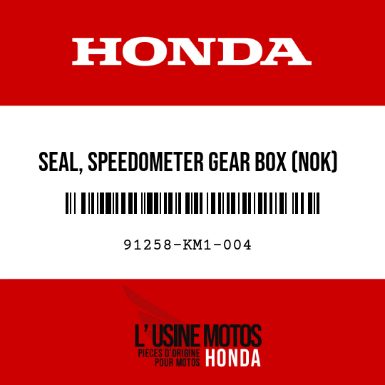 image de 91258-KM1-004 SEAL, SPEEDOMETER GEAR BOX (NOK)
