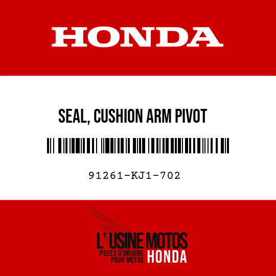 image de 91261-KJ1-702 SEAL, CUSHION ARM PIVOT