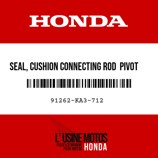 image de 91262-KA3-712 SEAL, CUSHION CONNECTING ROD  PIVOT (ARAI)