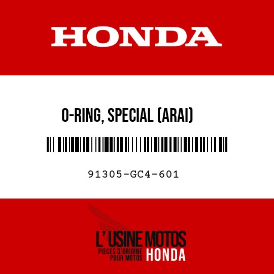 image de 91305-GC4-601 O-RING, SPECIAL (ARAI)