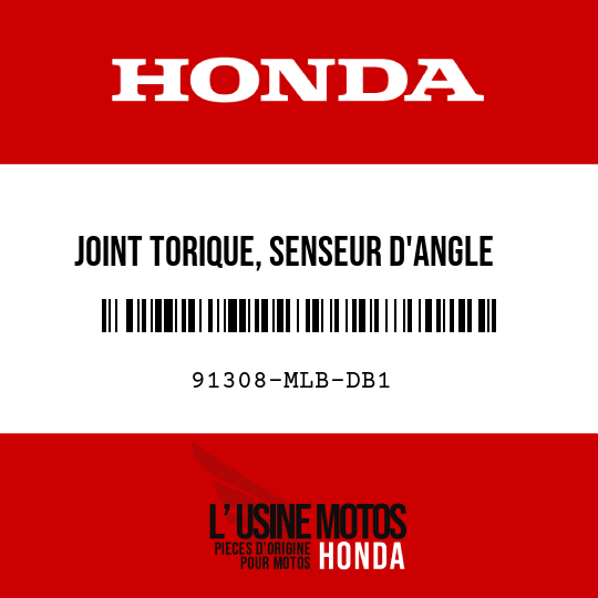 image de 91308-MLB-DB1 JOINT TORIQUE, SENSEUR D'ANGLE