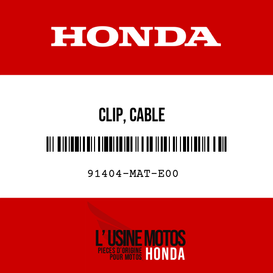 image de 91404-MAT-E00 CLIP, CABLE