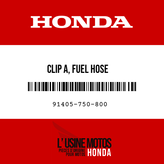 image de 91405-750-800 CLIP A, FUEL HOSE