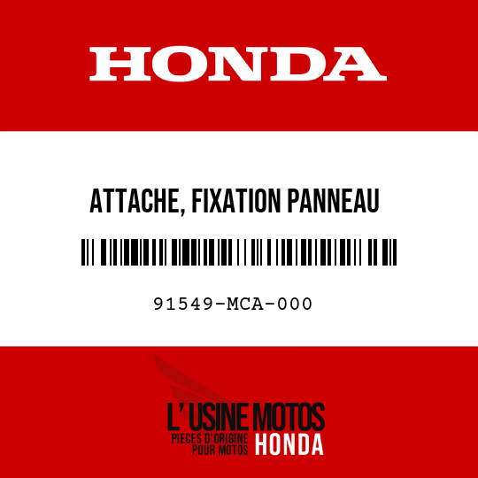 image de 91549-MCA-000 ATTACHE, FIXATION PANNEAU