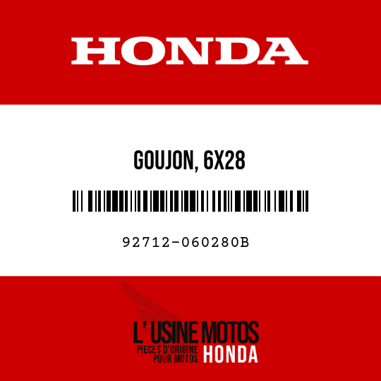 image de 92712-060280B GOUJON, 6X28