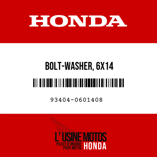 image de 93404-0601408 BOLT-WASHER, 6X14