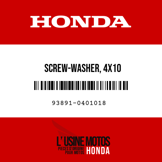 image de 93891-0401018 SCREW-WASHER, 4X10