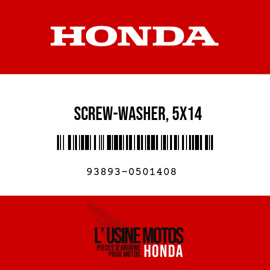 image de 93893-0501408 SCREW-WASHER, 5X14