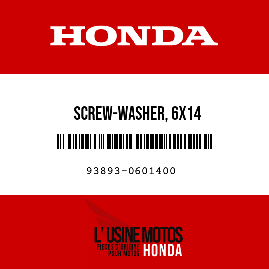 image de 93893-0601400 SCREW-WASHER, 6X14