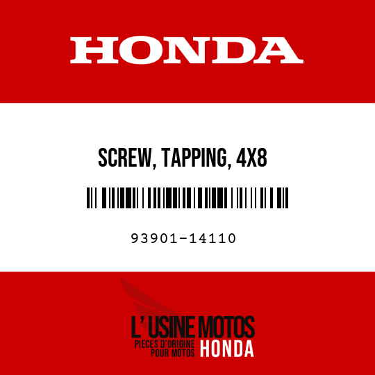 image de 93901-14110 SCREW, TAPPING, 4X8